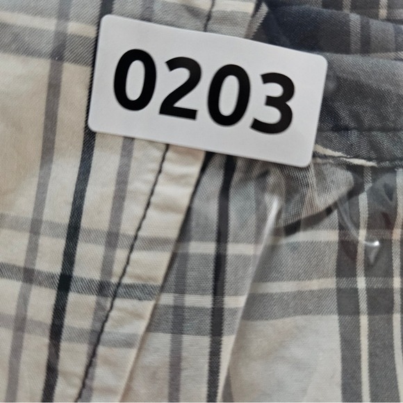 Carhartt XL Tall Plaid Button Up 100% Cotton Shirt Single Breast Pocket Size - Picture 16 of 16